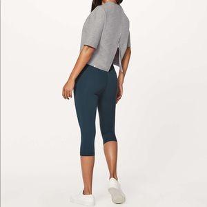 Lululemon Minimal Short Sleeve In Heather Power Grey
